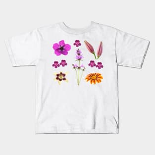 Assorted flowers Kids T-Shirt